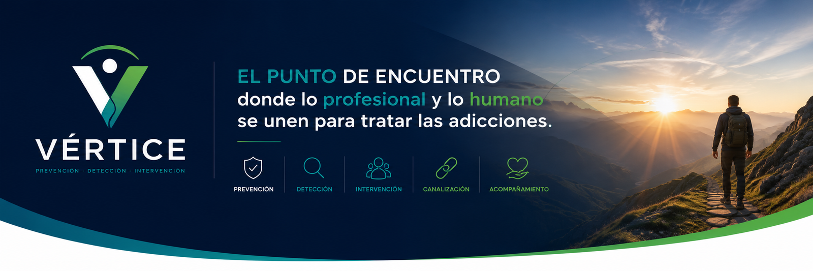 VÉRTICE - El punto de encuentro donde lo profesional y lo humano se unen para tratar las adicciones